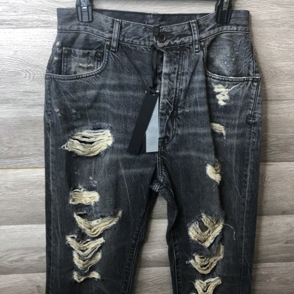 Unravel Project Sz 26 Distressed Baggy Jeans - Picture 2 of 9